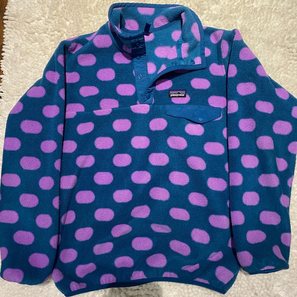 Purple and Blue Polka Dot Patagonia